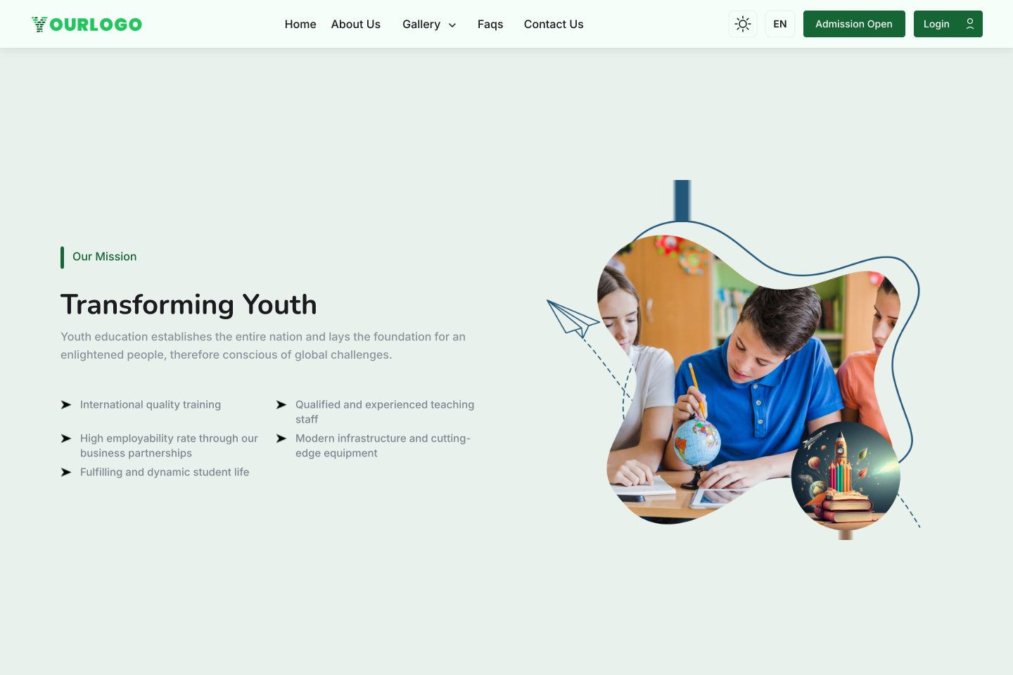 School Website · Our Mission